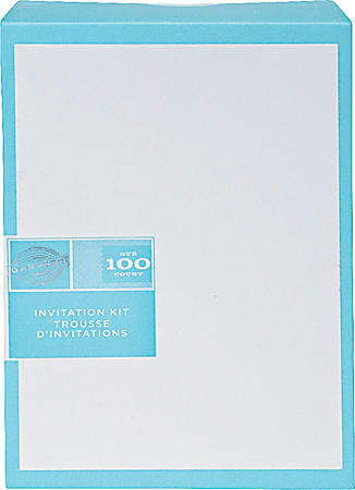 Gartner Studios® Invitations, 5 1/2" x 8 1/2", White, Pack Of 100