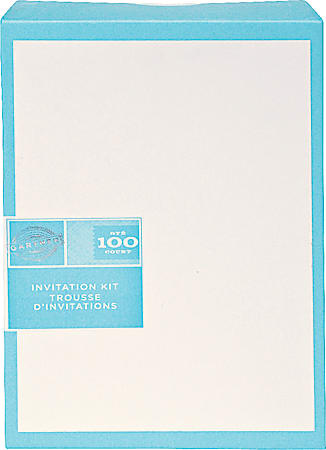 Gartner Studios® Invitations, 5 1/2" x 8 1/2", Ivory, Pack Of 100