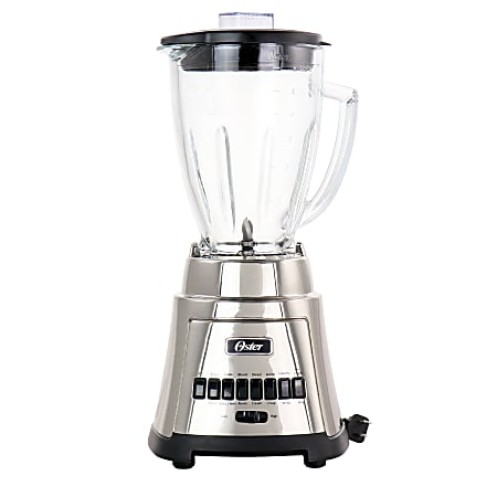 Oster Black & Silver Glass Blender, Plug-In Easy clean 7 Settings Kitchen  Appl.