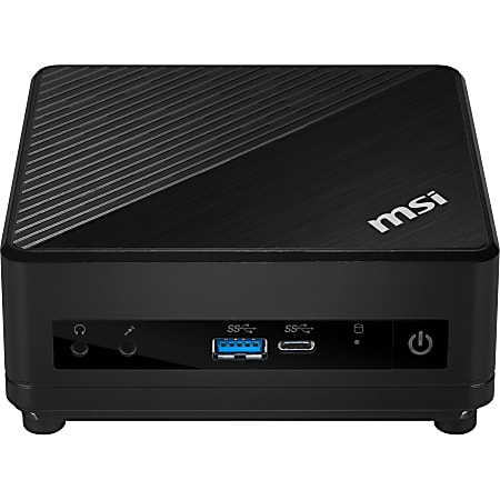MSI Cubi 5 Cubi 5 Desktop PC, Intel® Core™ i3, 8GB Memory, 256GB Solid State Drive, Black, Windows® 11 Home, WiFi 6