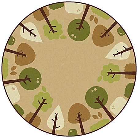 Carpets for Kids® KIDSoft™ Tranquil Trees Decorative Round