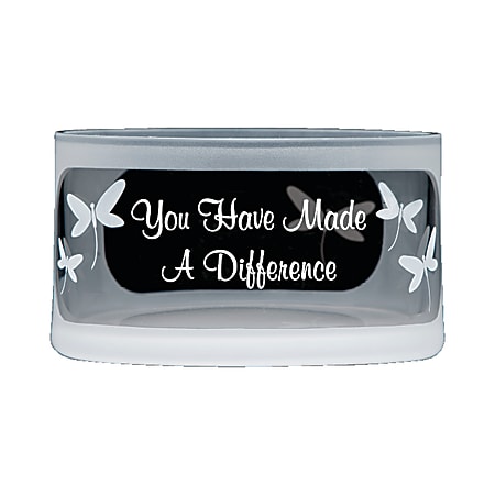 You Have Made A Difference Petite Crystal Bowl, 5 1/2" x 3 1/8"
