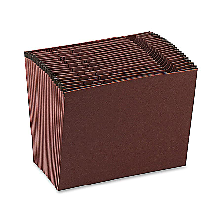 Earthwise® By Oxford® A-Z Expanding File, Letter Size, 100% Recycled, Red