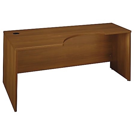 Bush Business Furniture Components Corner Desk Left Handed 72"W, Warm Oak, Premium Installation