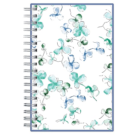 Blue Sky™ Frosted Weekly/Monthly Planner, 3-5/8" x 6-1/8", Lindley, January To December 2022, 133946