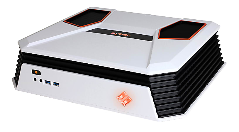 CyberPowerPC Syber C SCCW100 Mini ITX Gaming Case, White