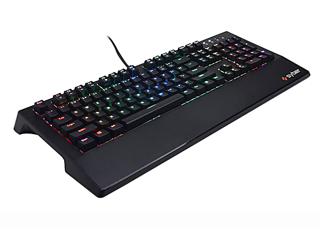CyberPowerPC Syber SK100 RGB Mechanical Gaming Keyboard, Black