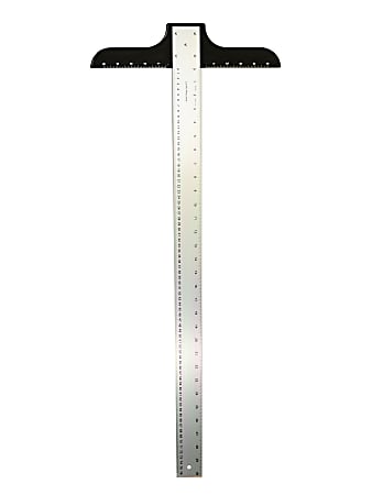 Ludwig Precision Aluminum T-Square, 2" x 24", Heavy-Duty