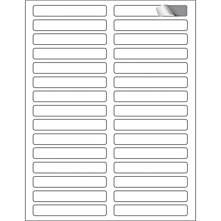 Maco Assorted Laser/Inkjet File Folder Labels - 43/64
