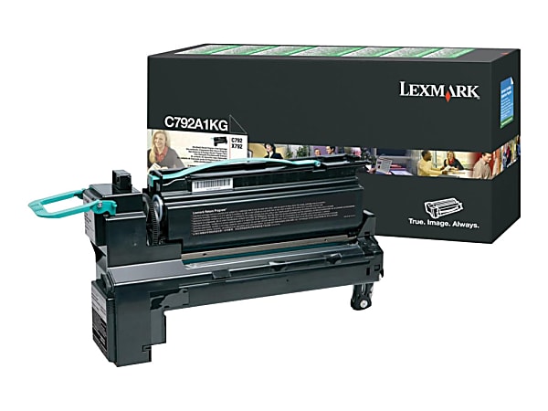 Lexmark™ C792A1KG Black Return Program Toner Cartridge