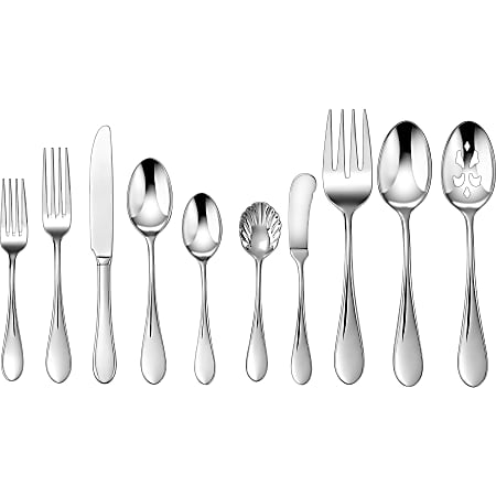 Cuisinart CF-01-I45 Cutlery Set - 45 Piece(s) - Dishwasher Safe - Stainless Steel - Silver