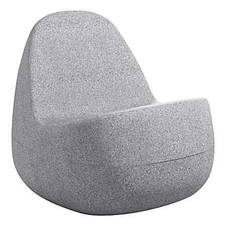 HON® Skip Plastic Lounge Chair, Gray