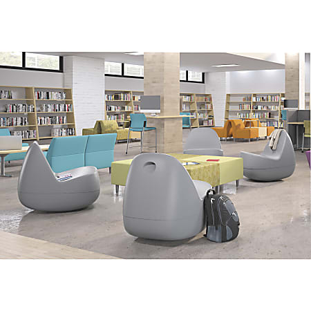 HON Skip Chair - Plastic Seat - Light Gray Plastic Back - Light Gray - Plastic HON Skip Chair - Plastic Seat - Light Gray Plastic Back - Light Gray - Plastic