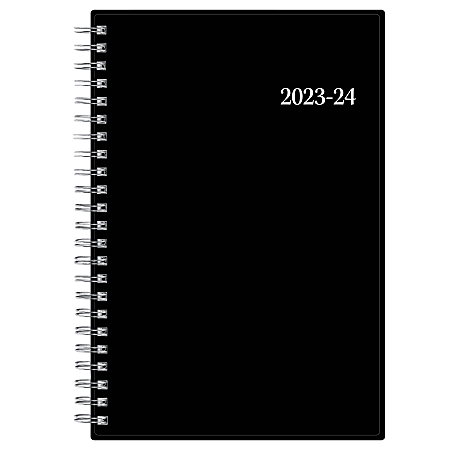 2023-2024 Blue Sky™ Enterprise Polypropylene Weekly/Monthly Academic Planner, 5" x 8", July 2023 to June 2024, 130611-A