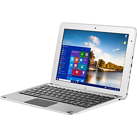 BITT CORE+ 10.1" Touchscreen 2 in 1 Notebook - 1280 x 800 - Atom x5 x5-Z8300 - 4 GB RAM - 32 GB SSD - Metal Silver