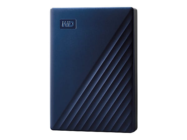 Western Digital My Passport Portable HDD For Mac 4TB Blue - Office