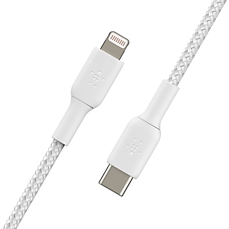 Belkin BoostCharge Braided USB-C To Lightning Cable, 1m/3.3ft, Black