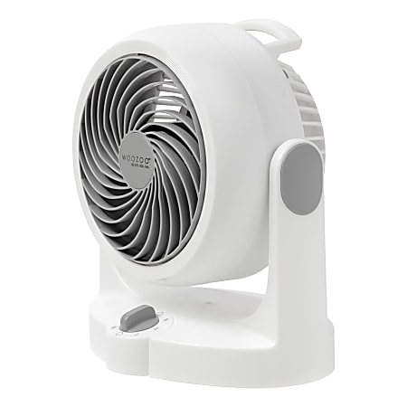 IRIS Woozoo Circulator Desk Fan 5 12 White - Office Depot