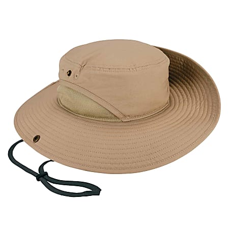 Ergodyne Chill-Its 8936 Lightweight Ranger Hat With Mesh Paneling, Large/X-Large, Khaki