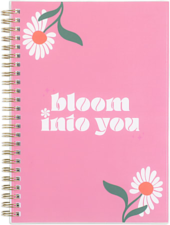 2024 Organized by Happy Planner Monthly/Weekly Small Happy Planner, 5-1/2" x 8-5/16", Retro Daisy, January To December, PTLA5D12-071SB