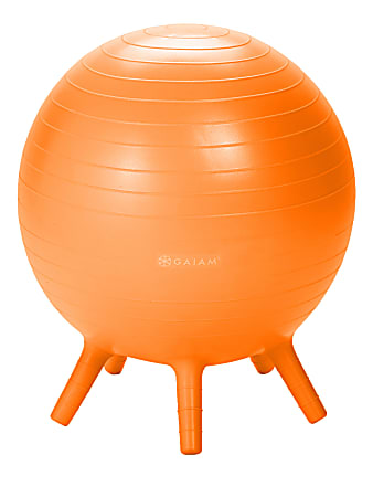 Orange ball chair hot sale