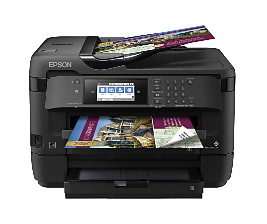 Epson® WorkForce® WF-7720 19" Wide-Format Wireless InkJet All-In-One Color Printer
