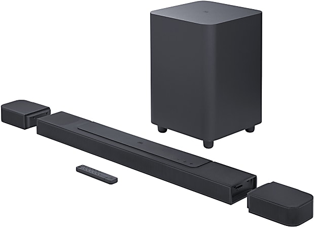 JBL Bar1000 7.1.4-Channel 880W Soundbar With Detachable Surround Speakers, Black