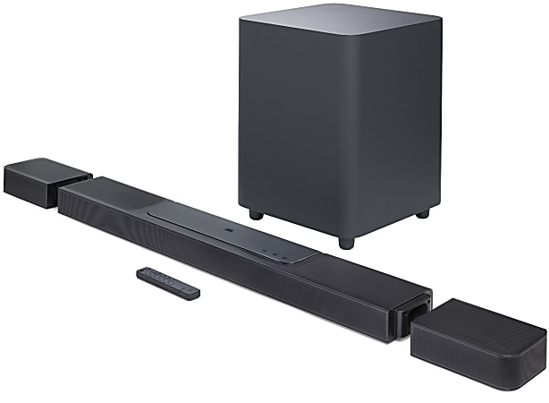 JBL Bar1300 11.1.4-Channel 1170W Soundbar With Detachable Surround Speakers, Black