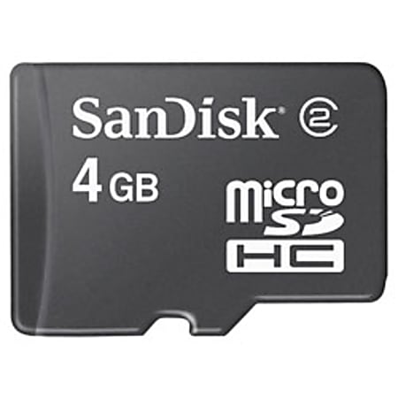 SanDisk® microSDHC™ 4GB Memory Card