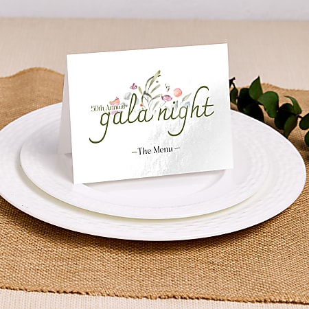 Avery Printable Note Cards 4 14 x 5 12 Rectangle Glossy White Pack Of ...