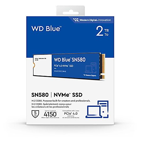 WD Blue SN580 1TB PCIe Gen4 NVMe SSD Review