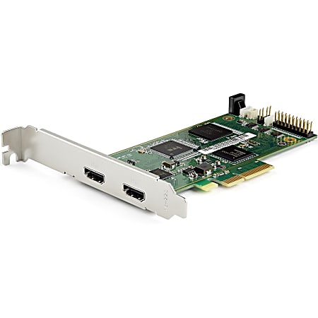 StarTech PCIe HDMI Capture Card, 4K 60Hz PCI Express HDMI 2.0 Capture Card w/ HDR10, PCIe x4 Video Recorder/Live Streaming  - PEXHDCAP4K