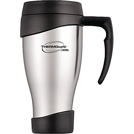 Thermos Stainless Steel Travel Mug 24 oz Polyurethane - Office Depot