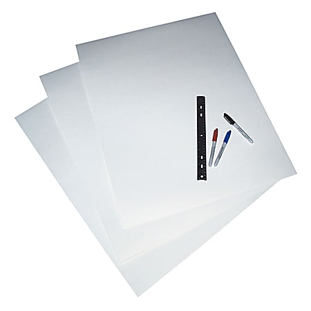Pacon® 2-Sided Poster Board, 22" x 28", White, Pack Of 25