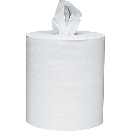 Kimberly-Clark One-ply Center-Pull Paper Towels - 1 Ply - 8" x 15" - 250 Sheets/Roll - White - Fiber - Center Pull, Absorbent, Foldable - For Hand - 6 / Carton