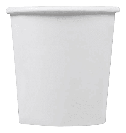 Hotel Emporium Hot/Cold Paper Cups, 4 Oz, White, Pack Of 50