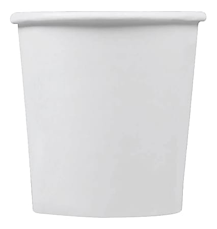Hotel Emporium Hot/Cold Paper Cups, 4 Oz, White, Pack Of 50