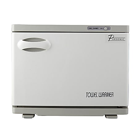 Pursonic Deluxe Towel Warmer With UV Sterilizer, 20”H x 16-1/2”W x 14”D, Gray