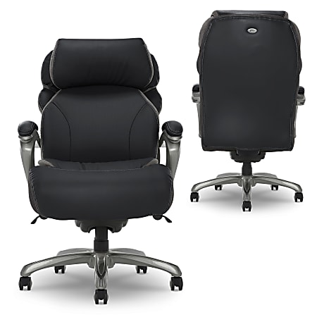 Serta big and tall executive top office chair with air technology