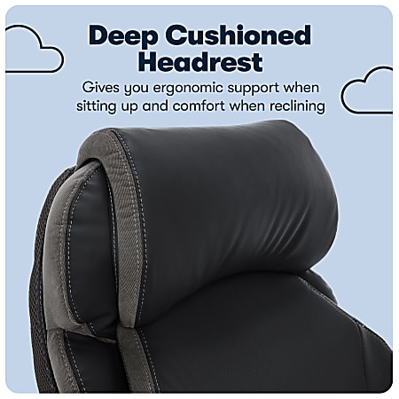 Serta Big And Tall Smart Layers Tranquility Ergonomic Bonded