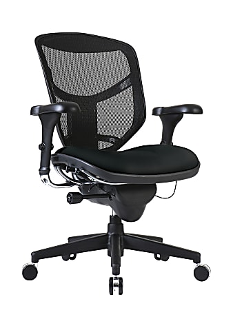 WorkPro Quantum 9000 Series Ergonomic MeshAntimicrobial Vinyl Mid