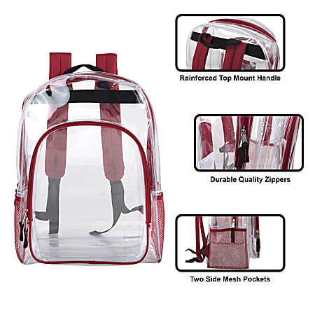 Trailmaker backpack clear top