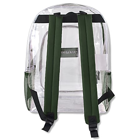 Green clear backpack online