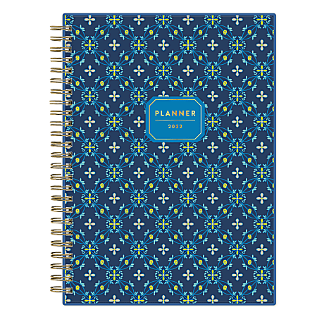 Blue Sky Weekly/Monthly Planner, 5-7/8" x 8-5/8", McKenna, January To December 2022, 132800