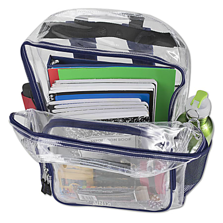 Clear discount bag backpack