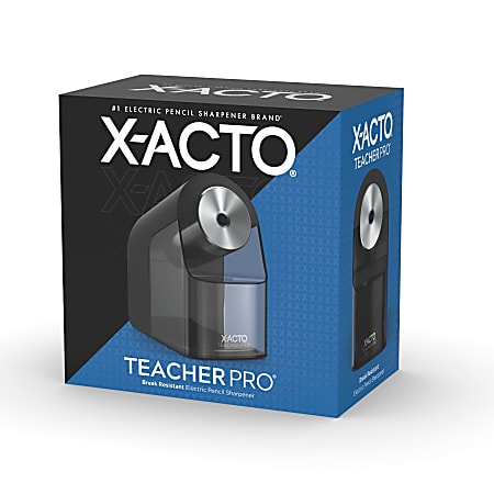X ACTO TeacherPro Classroom Electric Pencil Sharpener Blue