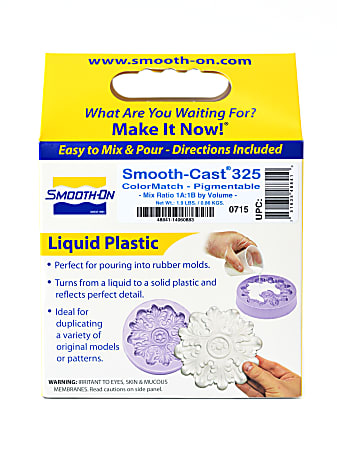 Smooth-On Smooth-Cast 325 ColorMatch Liquid Plastic Compound, 32 Oz