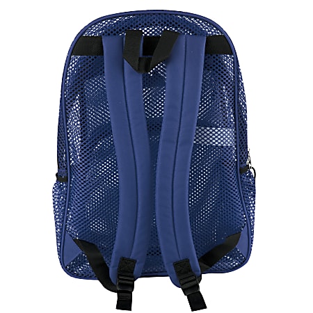 Summit Ridge Mesh Backpack Blue Office Depot