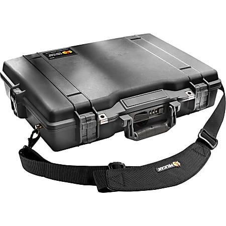 Pelican Notebook Case With 17" Laptop Pocket, Black