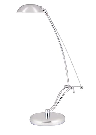 V-Light LED Metal Lamp, 17"H, Chrome